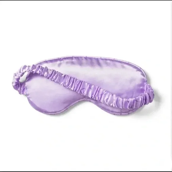 Women's Sleeping Eye Mask Stoney Clover Lane Purple with Hearts Sleep Mask New - Picture 2 of 5